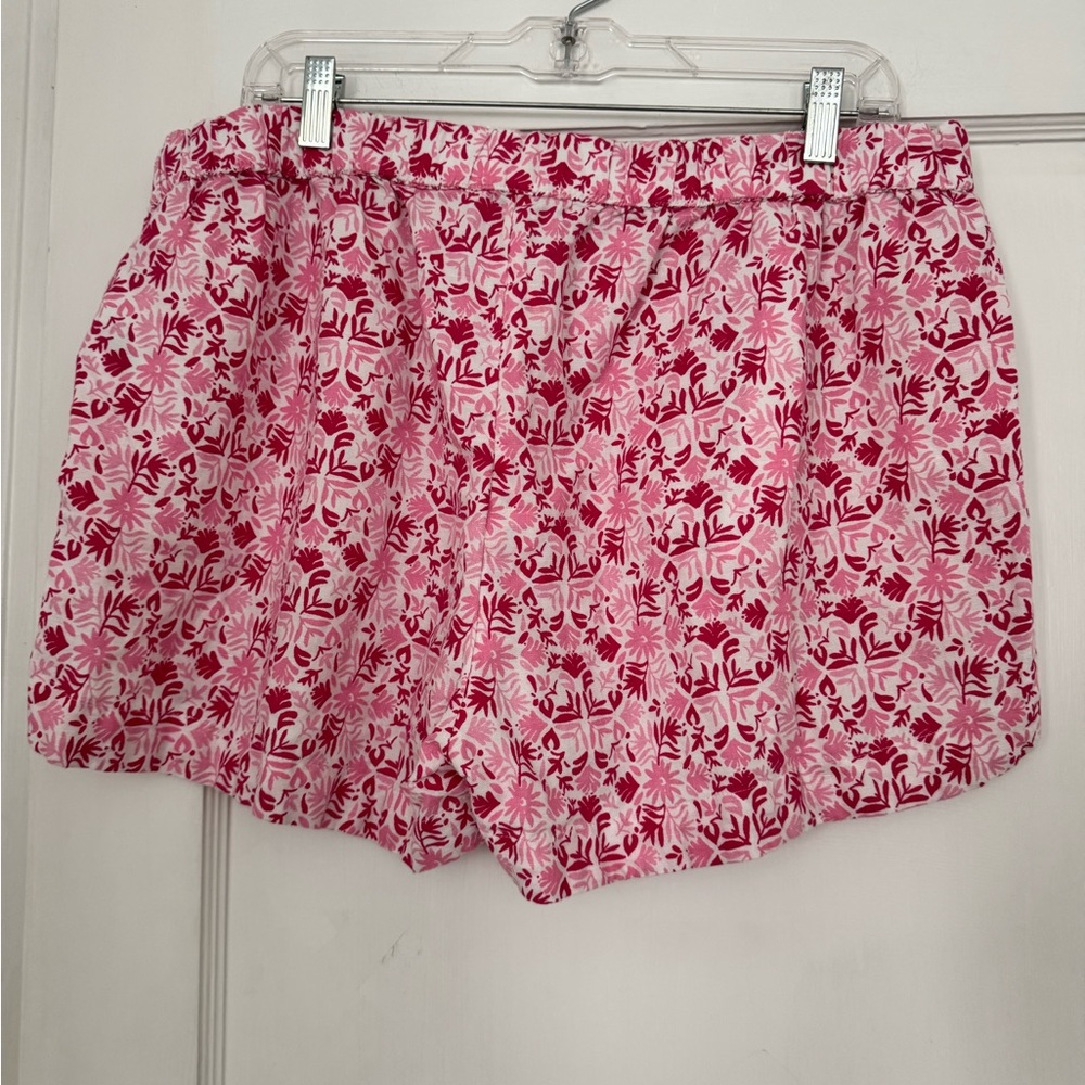 Vineyard Vines pink floral linen blend shorts women’s XL - Picture 3 of 4